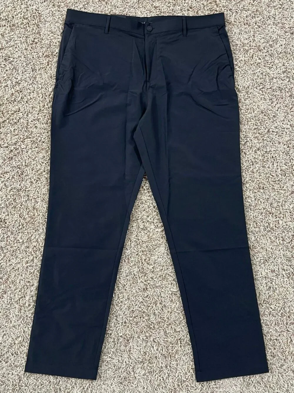 Banana Republic Men's Flat Front Pants Black, Size 40x32 (New)